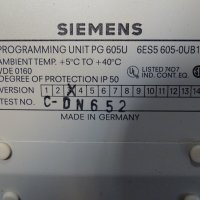 програматор Siemens Simatic PG605 programming unit, снимка 4 - Резервни части за машини - 39373943