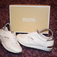 MICHAEL KORS Allie Wrap Vanilla, снимка 3 - Дамски ежедневни обувки - 35583863