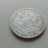 1 флорин 1882 Австрия * Австро - Унгария - Сребро, снимка 2 - Нумизматика и бонистика - 43272227