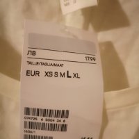 Нова - 45% H&M жълта лятна блузка L размер, снимка 4 - Корсети, бюстиета, топове - 32746511