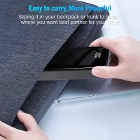 Bogseth Power Bank 24000 mAh Type-C PD 22,5W,QC 3.0/3 изхода-Бързо зареждане/LED дисплей/фенер, снимка 3 - Външни батерии - 43671411