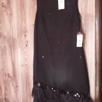 Черна официална рокля, снимка 1 - Рокли - 44079970