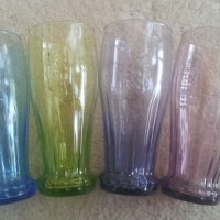 Цветни чаши Кока Кола различни от един сет 7 бр, снимка 1 - Колекции - 33555999
