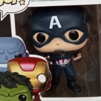 POP! Фигурка на Капитан Америка (Captain America) - Marvel Avengers / Фънко Поп (Funko Pop)., снимка 1 - Фигурки - 43439010