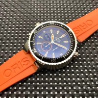 Мъжки часовник ORIS Carlos Coste Chronograph Limited Edition с кварцов механизъм, снимка 6 - Мъжки - 43895290