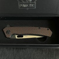 Колекционерски сгъваем джобен нож PUMA Carbon Liner Lock. (313512), снимка 5 - Ножове - 43020825