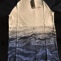 Мъжка тениска Fluid с градуиран камуфлаж с принт морско синьо, снимка 4 - Тениски - 35972943