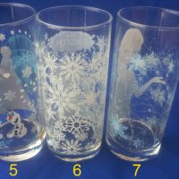 Чаши Леденото кралство, Замръзналото кралство стъклени, снимка 7 - Колекции - 32811577