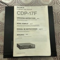 Sony CDP-17F, снимка 9 - Ресийвъри, усилватели, смесителни пултове - 43718681