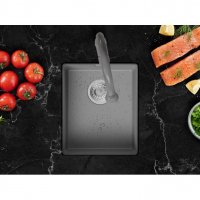 Гранитна Мивка за Кухня с отцедник модел ЛОНДОД 40 Графит Антибактери, снимка 6 - Други - 31265995