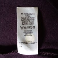 Дамска тениска в лилаво Marks & Spencer, снимка 3 - Тениски - 32233894