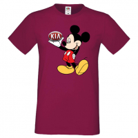 Мъжка тениска Mickey Mouse KIA Подарък,Изненада,Рожден ден, снимка 3 - Тениски - 36577372