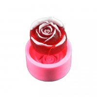 6,5 см голяма и дълбока роза силиконов молд форма фондан гипс сапун свещ, снимка 5 - Форми - 36824515