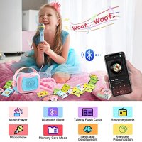 Нов Караоке музикален плейър с Bluetooth образователна играчка за деца Подарък, снимка 4 - Музикални играчки - 40837637