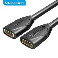 Vention удължителен кабел HDMI v2.0 extension Cable Female to Female 0.5M Black, Gold - AAXBD, снимка 1 - Кабели и адаптери - 43468053