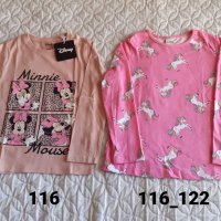 Нови блузи и клинове за ръст 116см. , снимка 1 - Детски Блузи и туники - 43300510