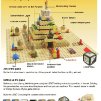 Lego 3843 - Лего Пирамидата на Рамзес, снимка 2 - Настолни игри - 44846867