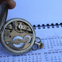  Джобен Швейцарски часовник ''Roskopf'' 53 мм, снимка 9 - Антикварни и старинни предмети - 40657754