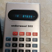 Ретро калкулатор UNDERWOOD 503, снимка 5 - Друга електроника - 44058838