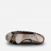 НАМАЛЕНИЕ !!! Дамски обувки на ток NINA GOLD, снимка 3 - Дамски обувки на ток - 38322134