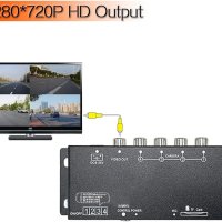 Mini 4 Channel 720P HD Mobile DVR SD Card Video Recorder за AHD CCTV камери за сигурност, снимка 6 - Други - 44130402