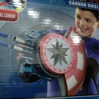 Автоматичен щит на Капитан Америка +маска, изстрелващ меки стрелички\дунапрен, снимка 5 - Играчки за стая - 38758050