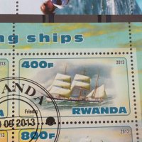 Пощенски марки чиста комплектна серия Кораби,Сърфове поща Руанда за колекционери 29813, снимка 5 - Филателия - 37690377
