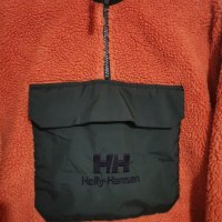 Helly Hansen Yu 1/2 zip borg fleece in orange/khaki. , снимка 2 - Пуловери - 43844499