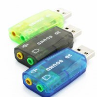 USB външна звукова карта 5.1 с 3.5 мм жак звук микрофон стерео слушалки 3D аудио адаптер за компютър, снимка 10 - Кабели и адаптери - 27826670