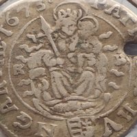 Сребърна монета 6 кройцера 1673г. Леополд първи Кремниц Унгария 13656, снимка 13 - Нумизматика и бонистика - 43000517