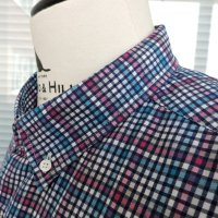 Gant Men`s Tech Prep Twill Multucoloured Long Sleeve Casual Check Shirt Size XL, снимка 10 - Ризи - 43252867