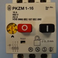 моторна термично-токова защита KLOCKNER MOELLER PKZM 1-16 Circuit Breaker 10-16A, снимка 6 - Резервни части за машини - 37660345