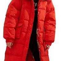  Модерно дълго палто ELF SACK гъши пух, снимка 17 - Палта, манта - 38108455