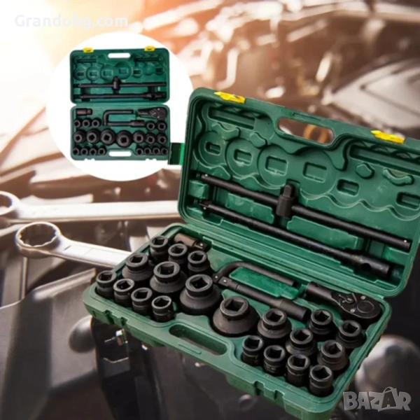 Гедоре камионджийско 26 части, 3/4" & 1" ,21-65mm, снимка 1