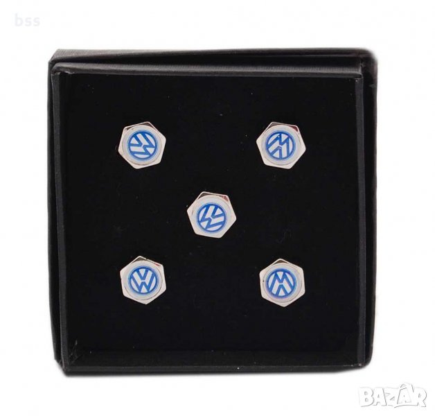 Код 40133 Капачки за автомобилни вентили с логото на Фолксваген / Volkswagen, снимка 1