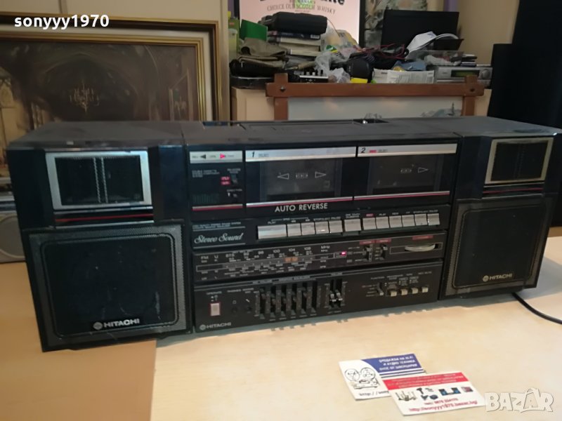 hitachi-голям касетофон 2907211124, снимка 1