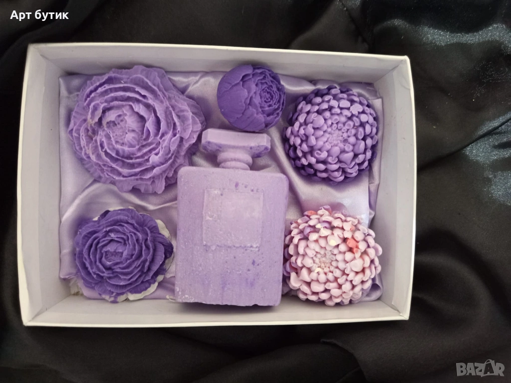 Сет ароматни сапунени цветя , снимка 1
