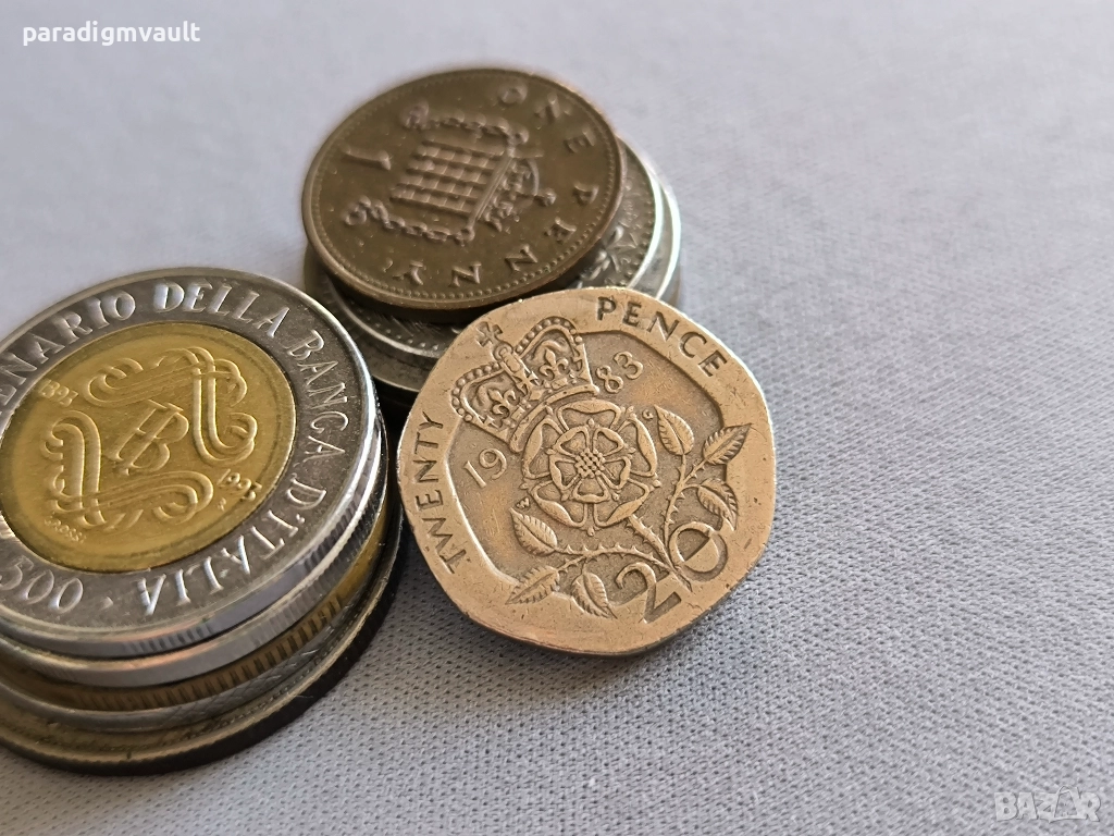 Монета - Великобритания - 20 пенса | 1983г., снимка 1