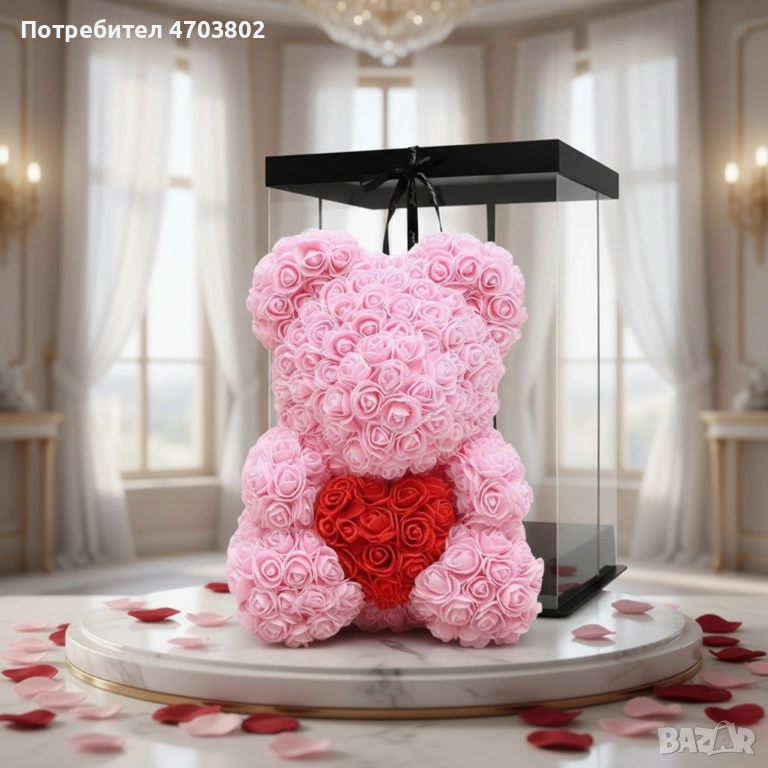 Мече от рози, снимка 1