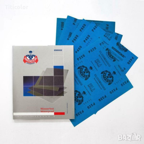 STARCKE 991 водна шкурка 230x280см-/P600-P2500/, снимка 1