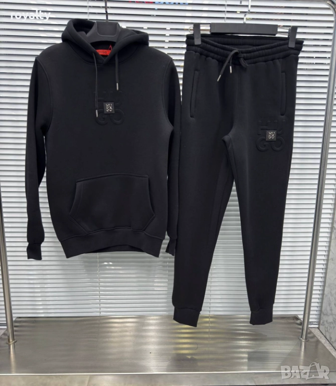 Hugo Boss Черен Мъжки Екип , снимка 1