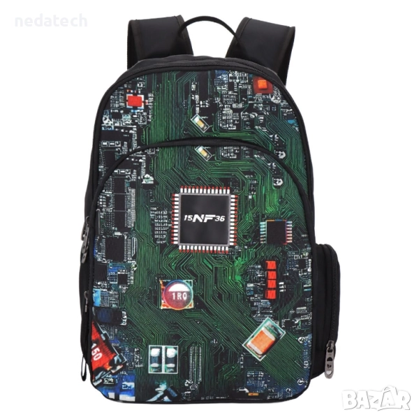 Ученическа раница Micrichip 15NF36, 30.5x15x46см., снимка 1