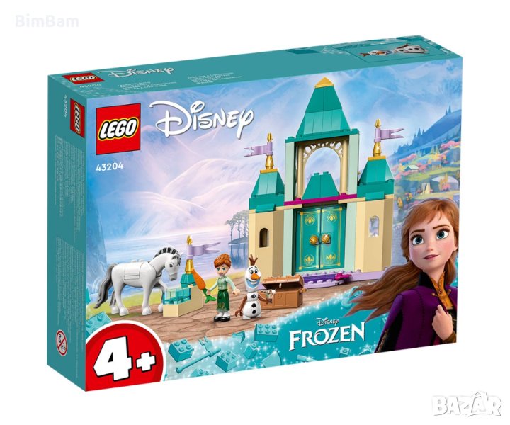Конструктор LEGO® FROZEN 43204 - Забавления в замъка с Анна и Олаф / Disney /  108 части, снимка 1