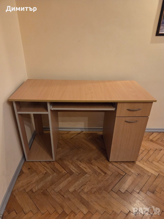 Бюро с чекмедже и шкаф: 120.5х73х63, снимка 1