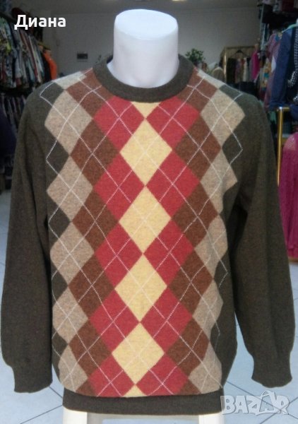 Мъжки пуловери от естествени материи-мерино,ламска вълна, снимка 1
