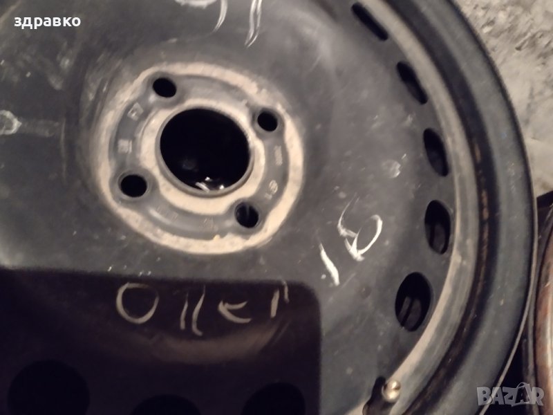 2 бр. железни джанти 16' 4х100 Опел , снимка 1