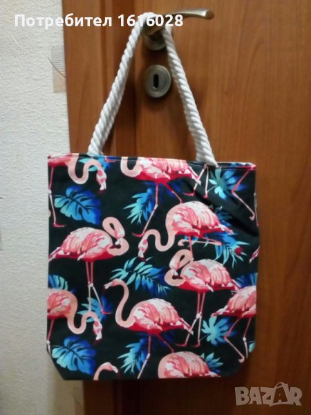 Нови три летни модела чанти с фламинго за ежедневие,разходка или плаж., снимка 1