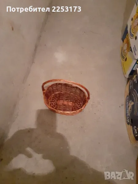 Ползвана кошница за декор, снимка 1
