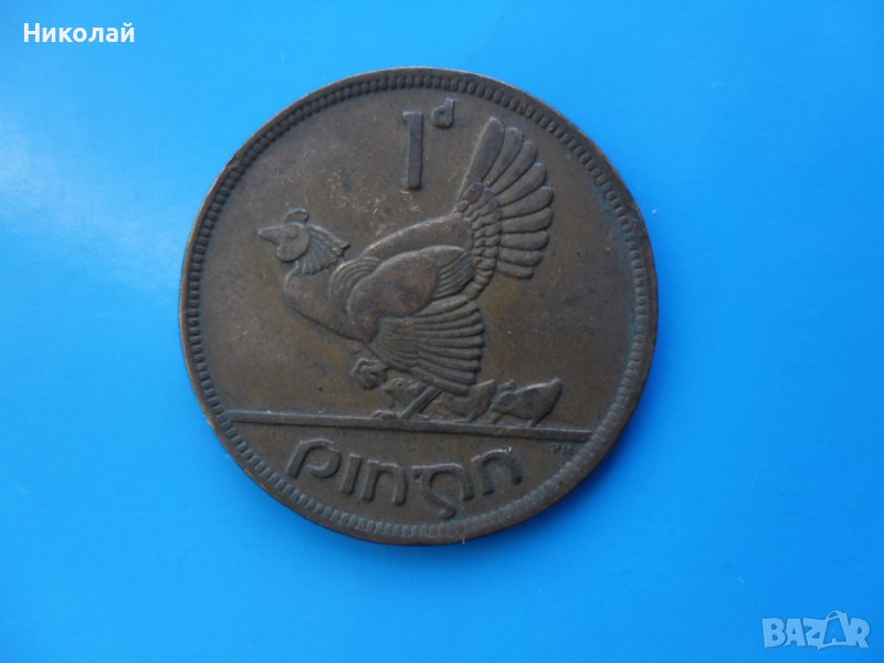 1 пени 1943 г. Ирландия , снимка 1