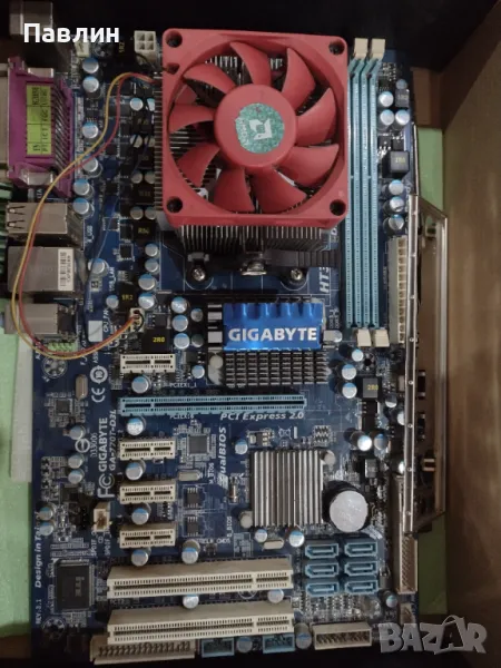 Дъно и процеор GIGABYTE, снимка 1